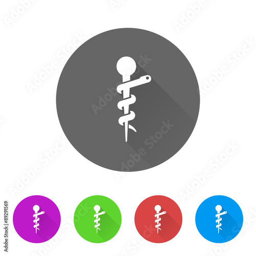 App Icon Long Shadow - 5 Colors