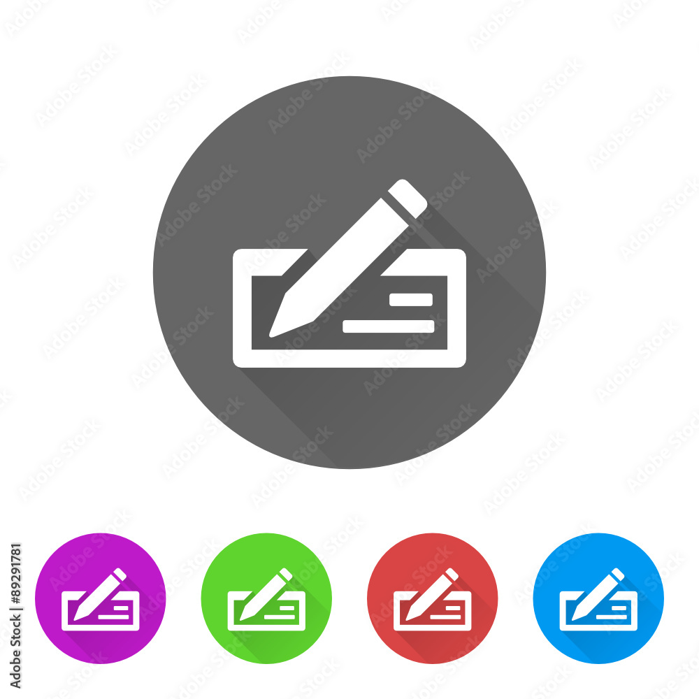 App Icon Long Shadow - 5 Colors App Icon Long Shadow - 5 Colors