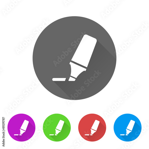 App Icon Long Shadow - 5 Colors
