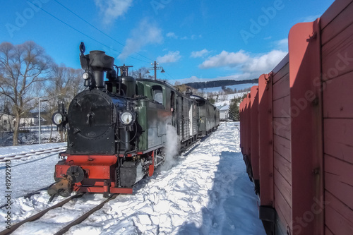 Fichtelbergbahn im Erzgebirge 