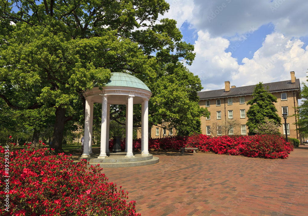 Fototapeta premium Historic Old Well at UNC Chapel Hill in North Carolina