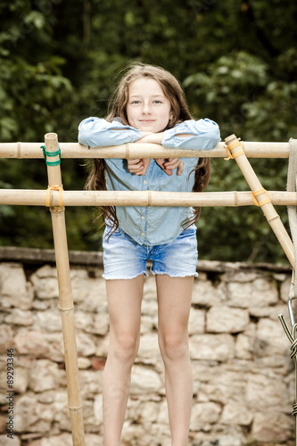 Moving into adulthood. Outdoor portrait of teenage girl. © 31etc