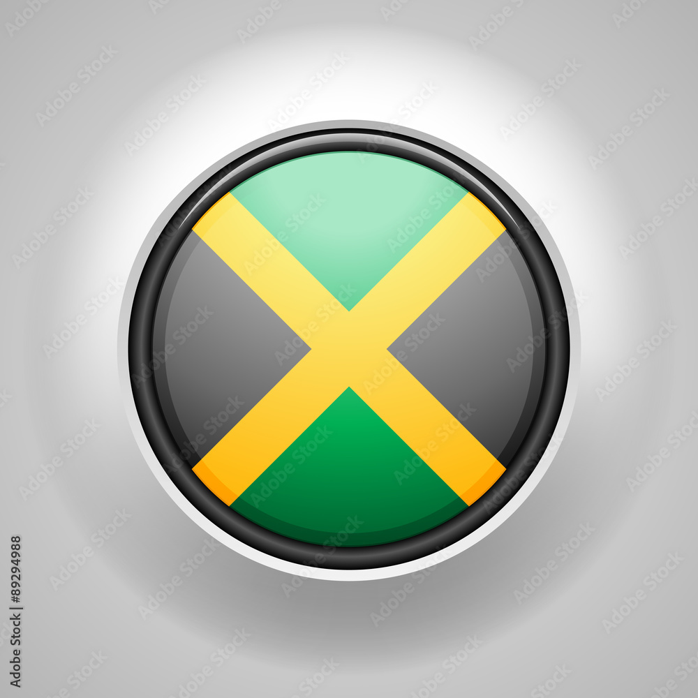 Obraz premium Jamaica button