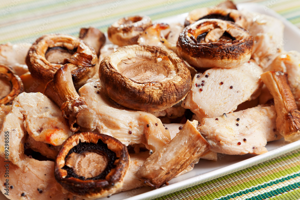 Chicken with mushrooms Chicken with mushrooms