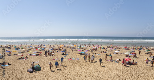 Mimizan Plage, France. Mimizan Plage is a popular destination in France to people all over Europe. they come for the long sandy beaches and the surf.  © janecampbell21