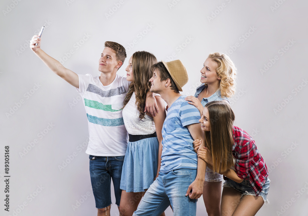 Fototapeta premium Beautiful young people