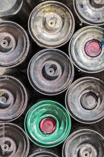 Old Rusty Spray Cans