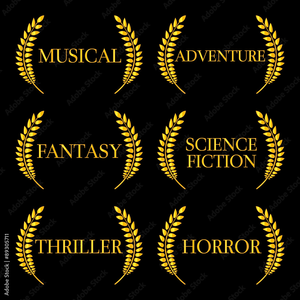 Naklejka premium Film Genres 6