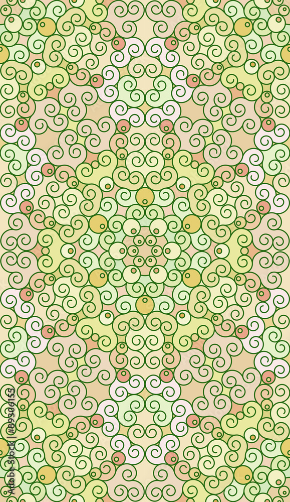 Seamless abstract hand-drawn pattern in mono line style. It may Seamless abstract hand-drawn pattern in mono line style. It may