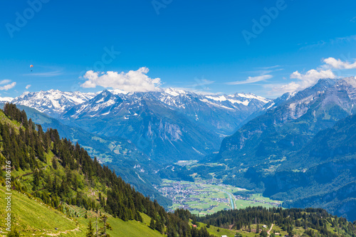 Panorama view of the Bernese Alps © Peter Stein