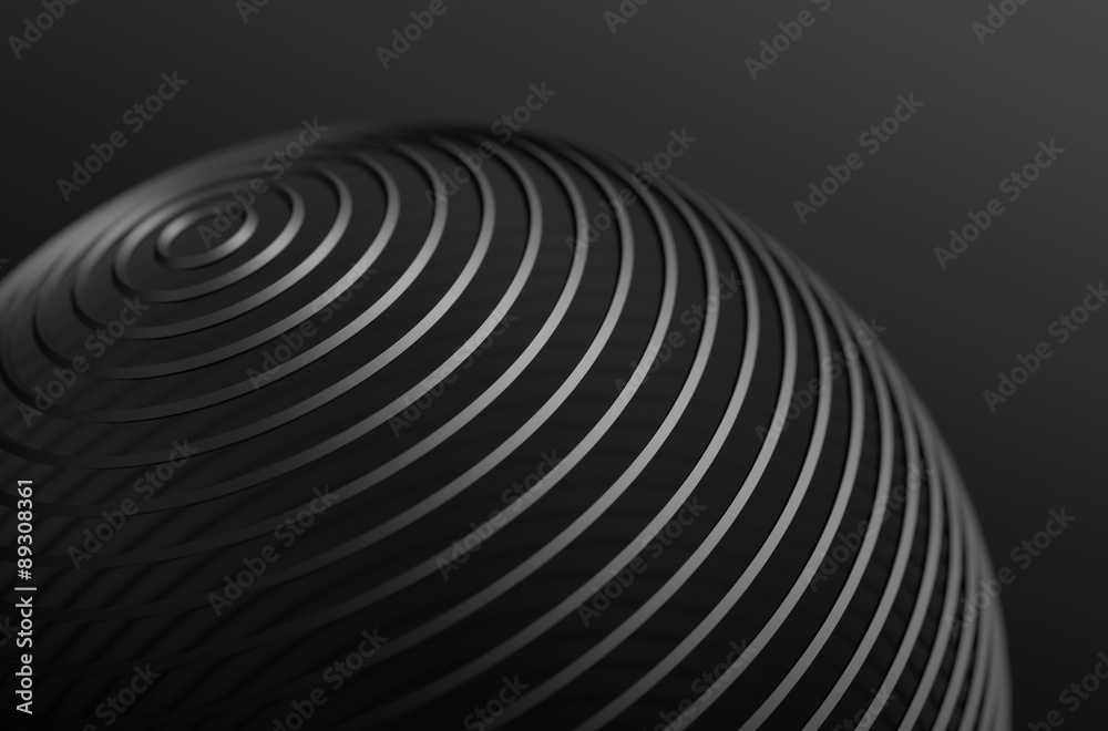 Abstract Rendering of High Tech Metal Shape. Abstract Rendering of High Tech Metal Shape.