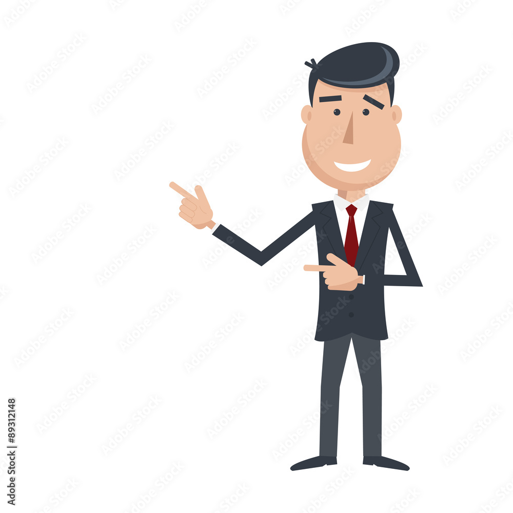 Funny man in suit and tie gesturing with his hands. Funny man in suit and tie gesturing with his hands.