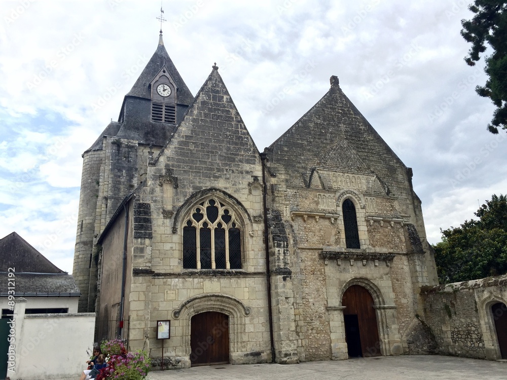 Azay le Rideau, la Chiesa - Loira, Francia