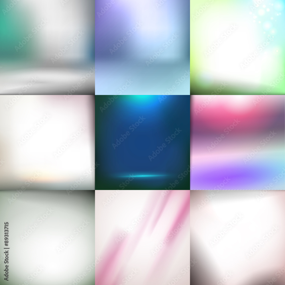 Blur vector studio backgrounds Blur vector studio backgrounds