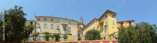 Panoramic View of Old Town of Menton