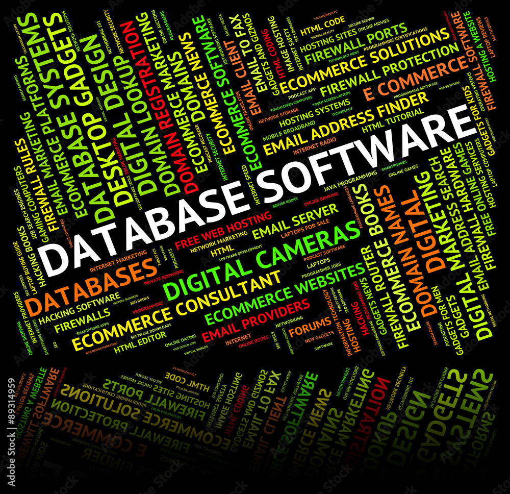 Database Software Means Softwares Freeware And Application