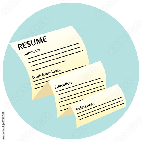 Resume Document Icon