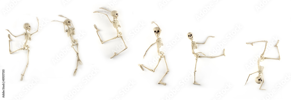 Fototapeta premium Dancing Skeleton