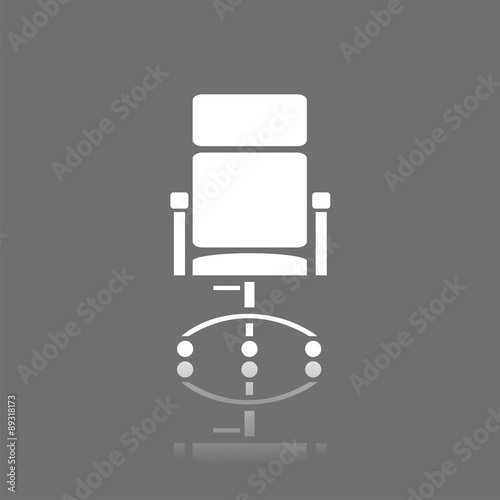 Icono silla de oficina FO reflejo