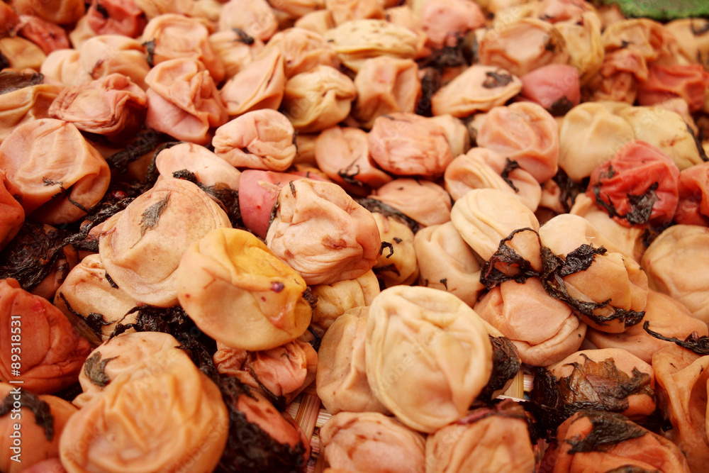 Fototapeta premium 梅干し