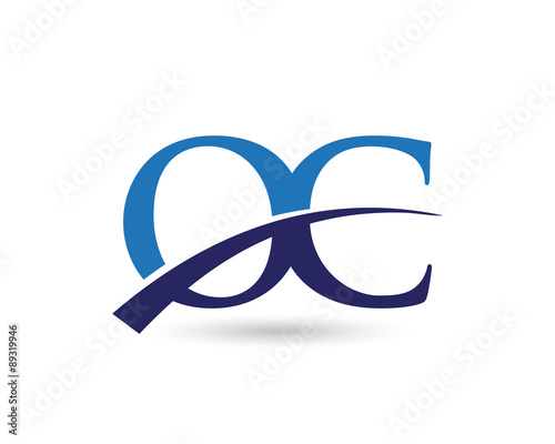 OC Logo Letter Swoosh