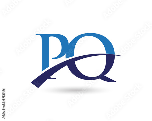 PQ Logo Letter Swoosh