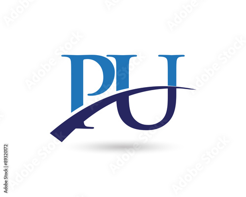 PU Logo Letter Swoosh