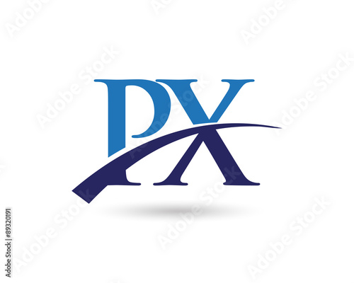 PX Logo Letter Swoosh