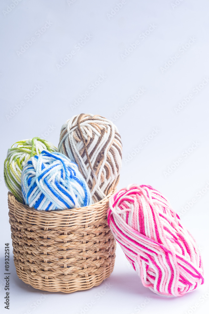 Handmade knitted crochet background Handmade knitted crochet background