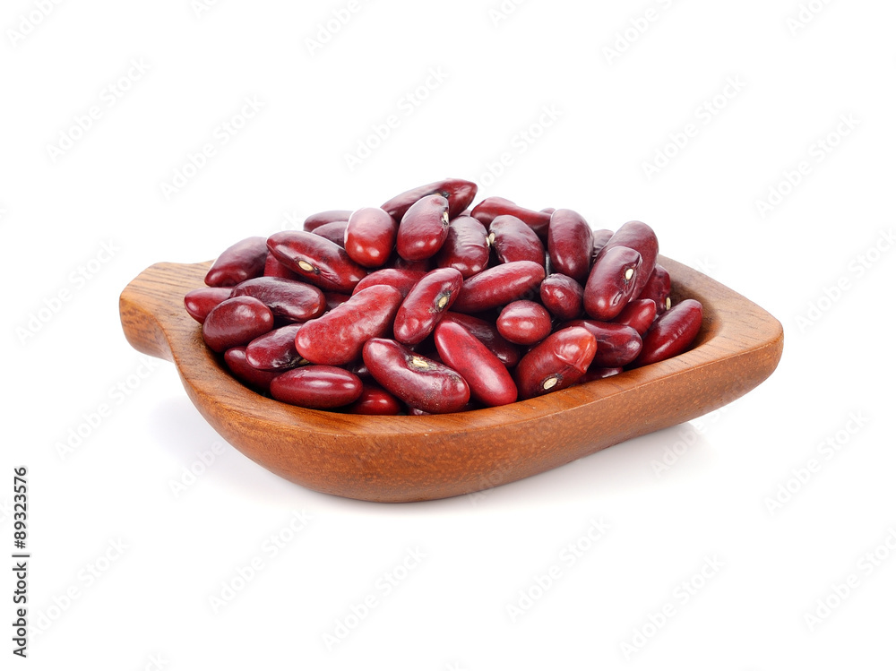 kidney beans on white background kidney beans on white background