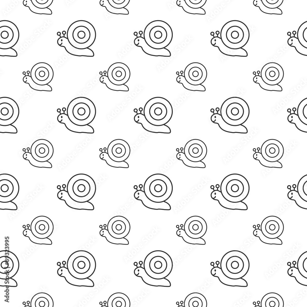 seamless pattern with snails seamless pattern with snails
