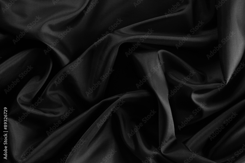 Black silk fabric sheet texture Black silk fabric sheet texture