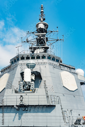 Принти на полотні The Bridge of JDS Kirishima in JMSDF Yokosuka Naval Base, Japan