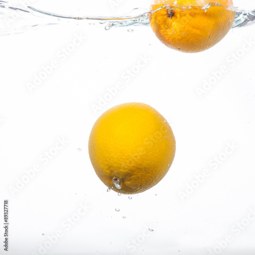 Fruit in water