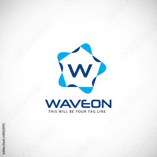 An attractive modern Star logo symbol. 