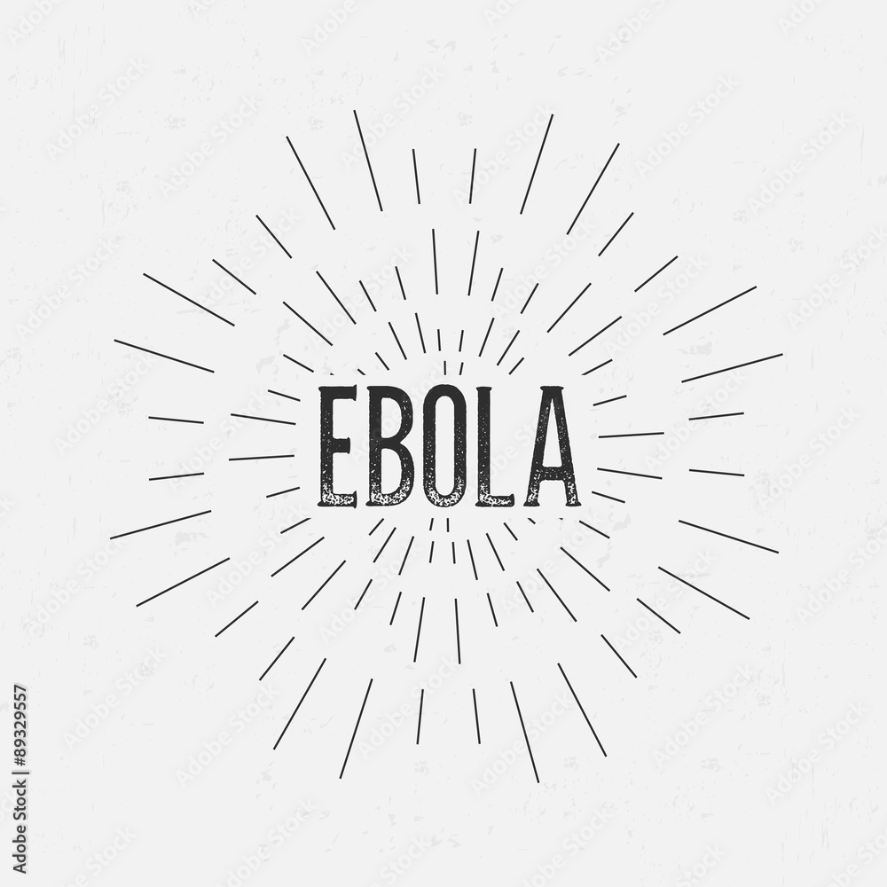 Abstract Creative concept vector design layout with text - ebola Abstract Creative concept vector design layout with text - ebola