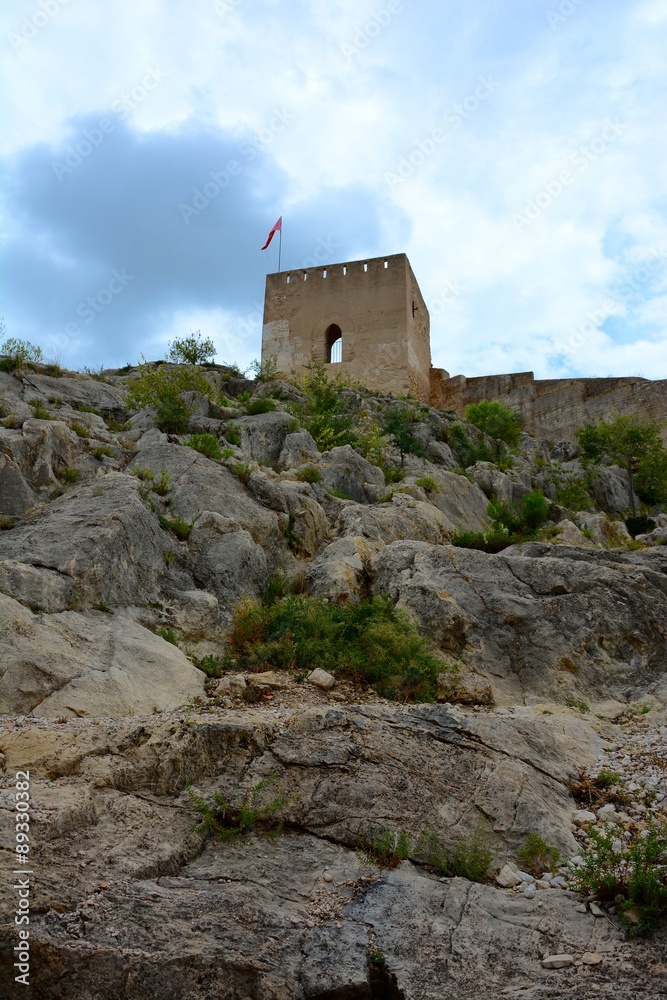 Castillo de Játiva, España.