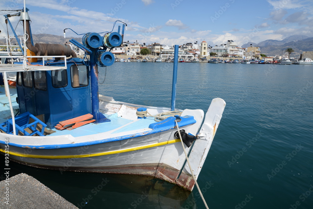 Obraz premium Boot bei Ierapetra, Kreta