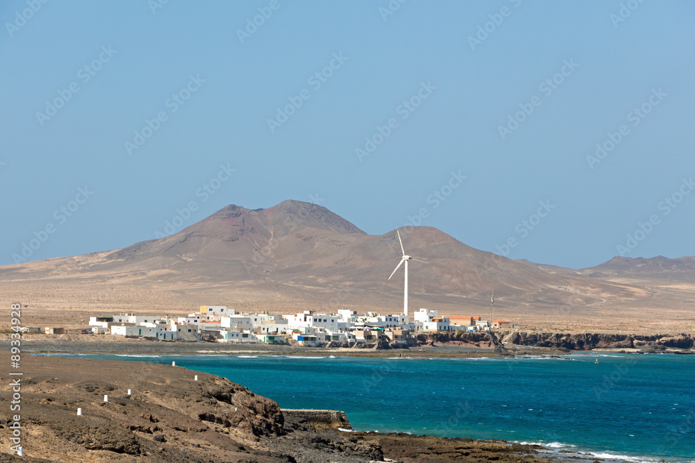 The city Puerto de la Cruz  on Fuerteventura