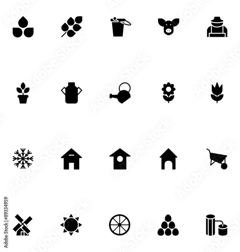 Agriculture Vector Icons 1