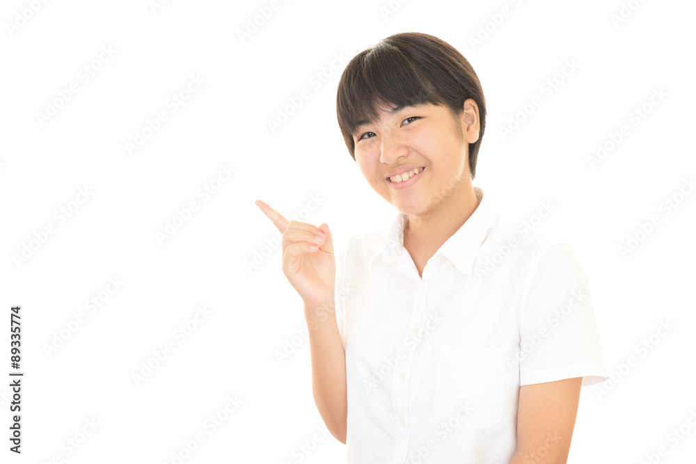 笑顔の女の子 笑顔の女の子