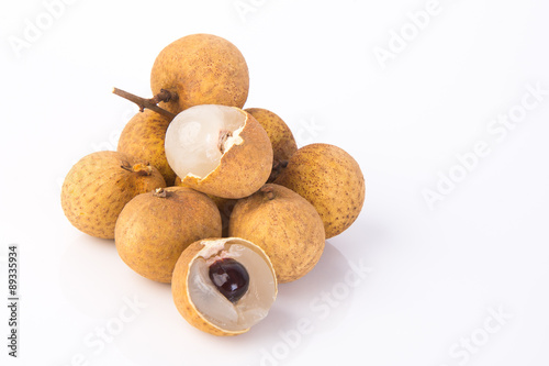 longan fruit on a background