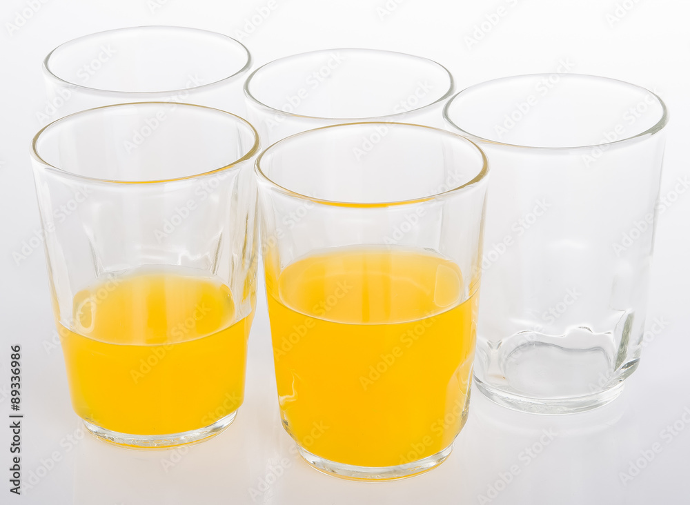orange juice on a background orange juice on a background