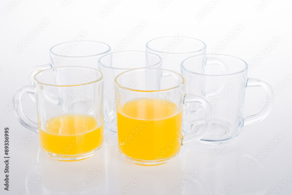 orange juice on a background orange juice on a background