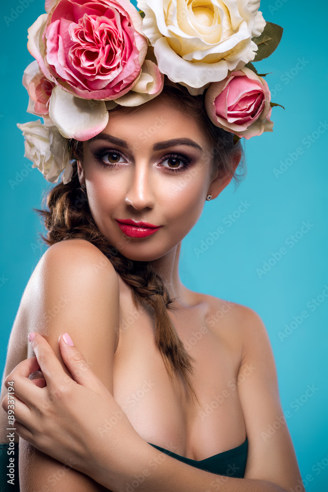 Portrait Of A Cute Woman Portrait Of A Cute Woman