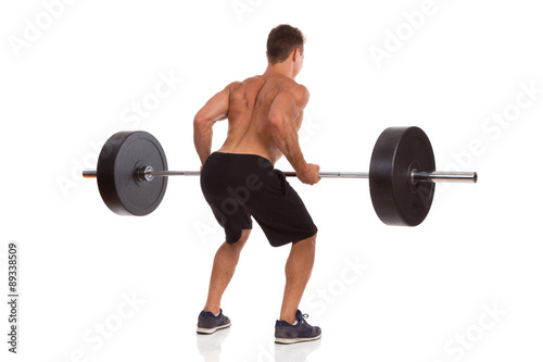 How To Do A Barbell Row. Rear View