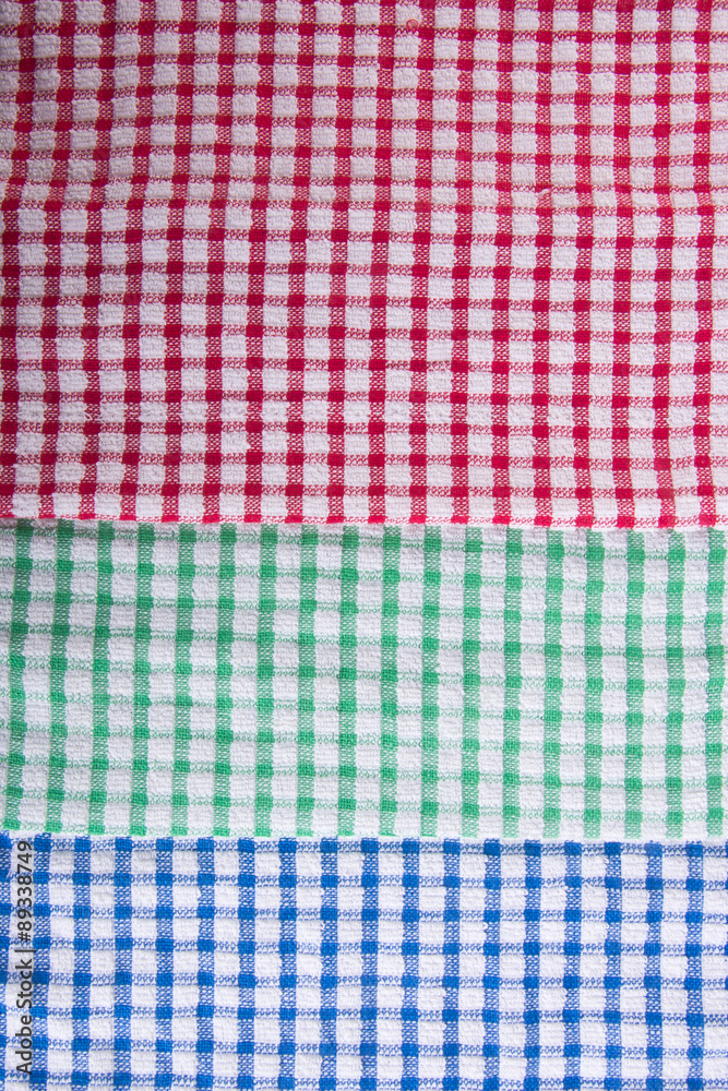 towel. Kitchen towel on a background towel. Kitchen towel on a background