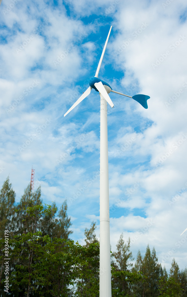 Eco power, wind turbines