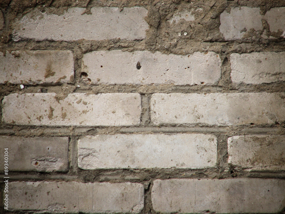 Fototapeta premium Old grunge brick wall background