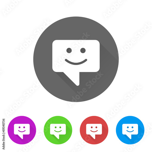 App Icon Long Shadow - 5 Colors